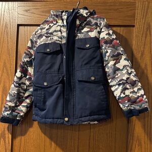 Arctix Kids Camouflage and Navy Puffer Jacket